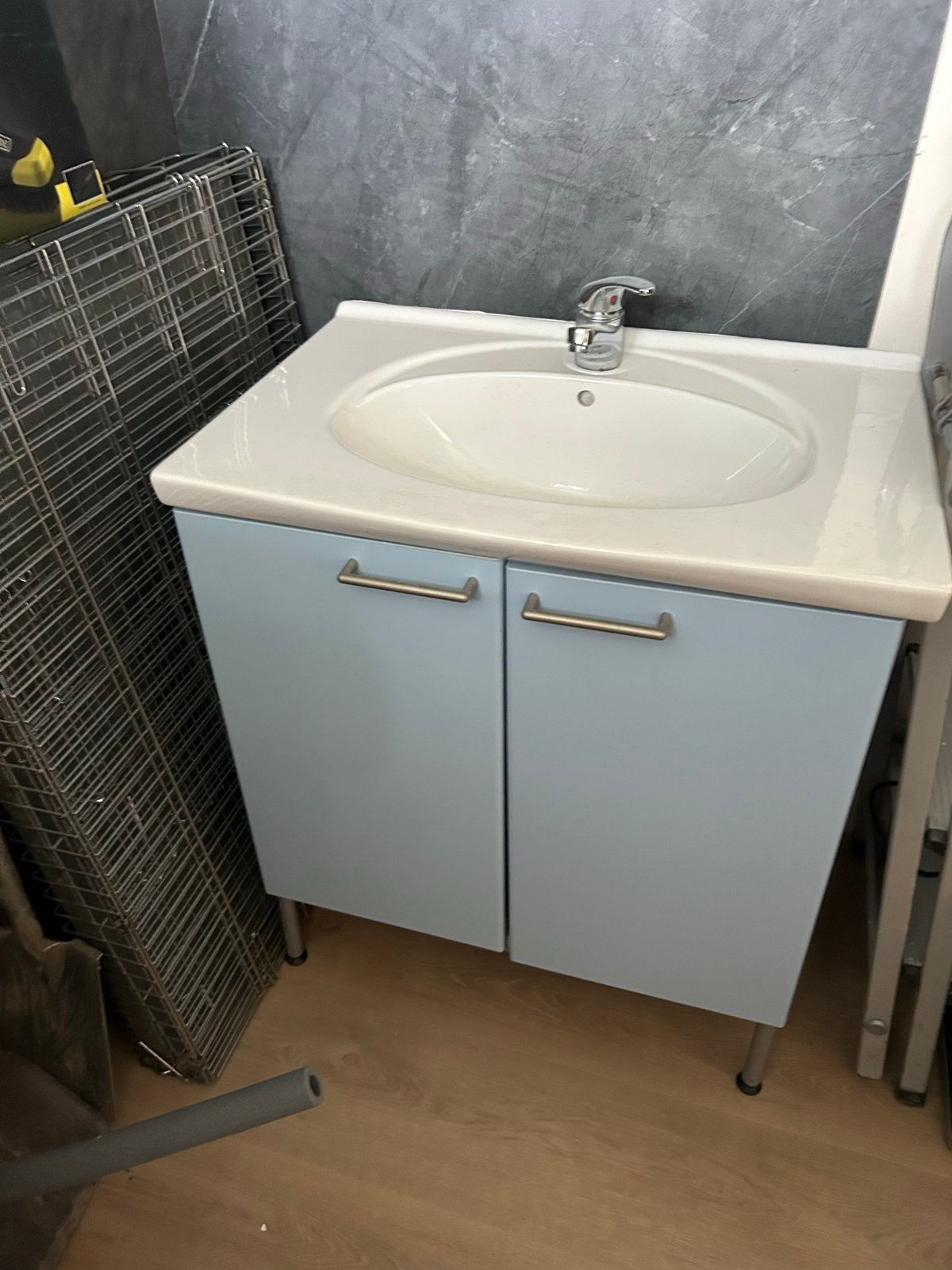 3 badkamerkasten incl. wastafel en kraan, Huis en Inrichting, Ophalen, Gebruikt, 50 tot 100 cm, 25 tot 50 cm