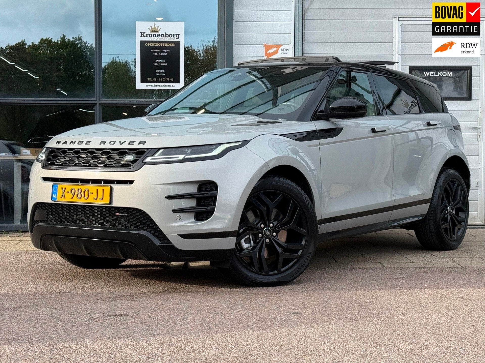 Land Rover Range Rover Evoque 1.5 P300e AWD Autobiography| P, Auto's, Dealer onderhouden, Vierwielaandrijving, Hybride Elektrisch/Benzine