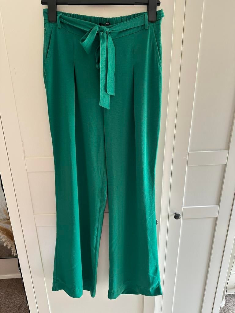 Groene broek met wijde pijpen maat L - My Jewellery, Maat 42/44 (L), Ophalen of Verzenden, Zo goed als nieuw, Lang