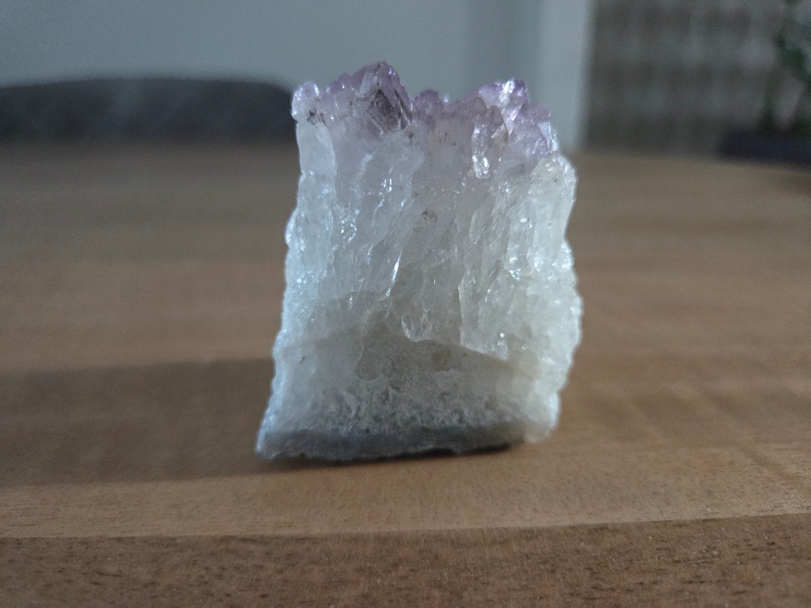 Prachtige Amethist Kristal Cluster - Natuurlijke Decoratie, Ophalen, Zo goed als nieuw