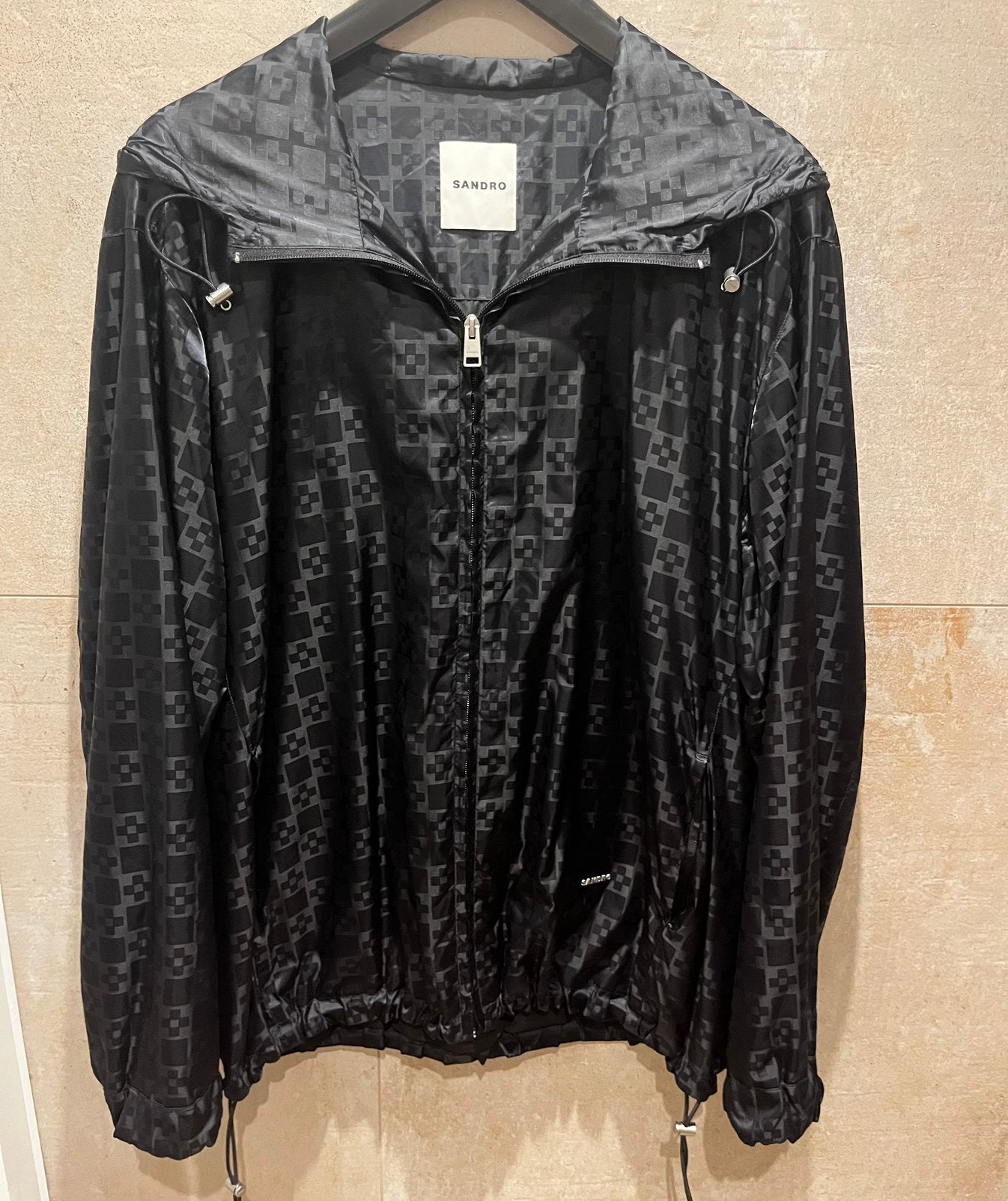 Sandro Zomerjas, Kleding | Heren, Verzenden, Zo goed als nieuw, Maat 52/54 (L), Zwart