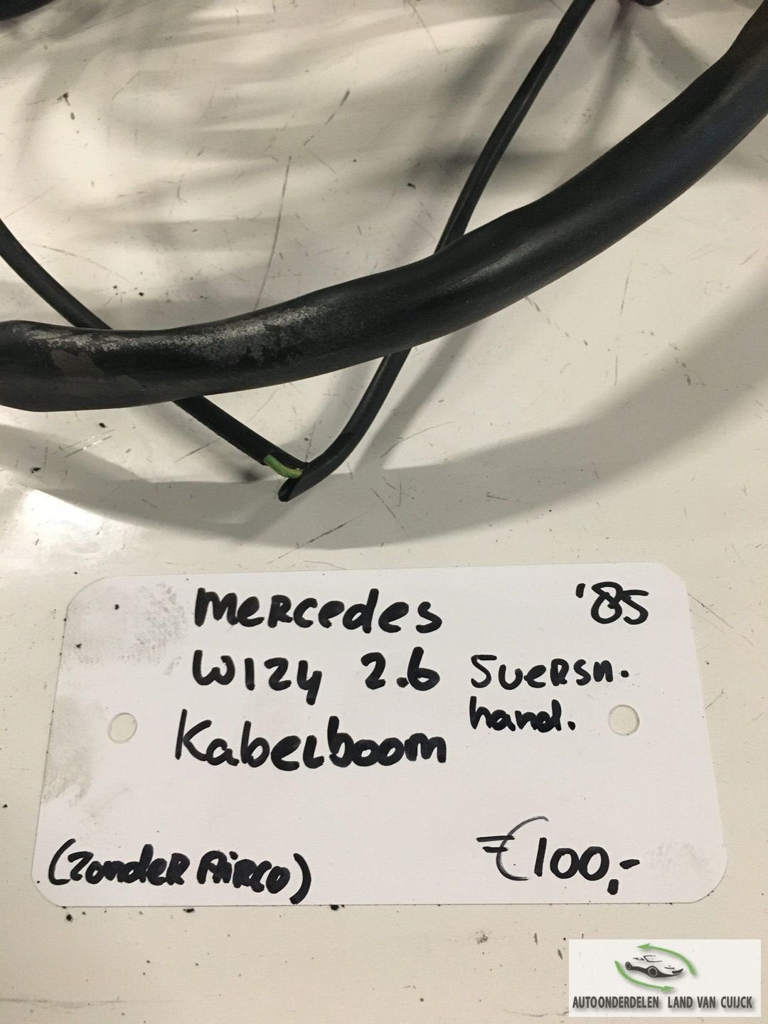 Mercedes w124 1985 2.6  5 bak zonder airco  Kabelboom
