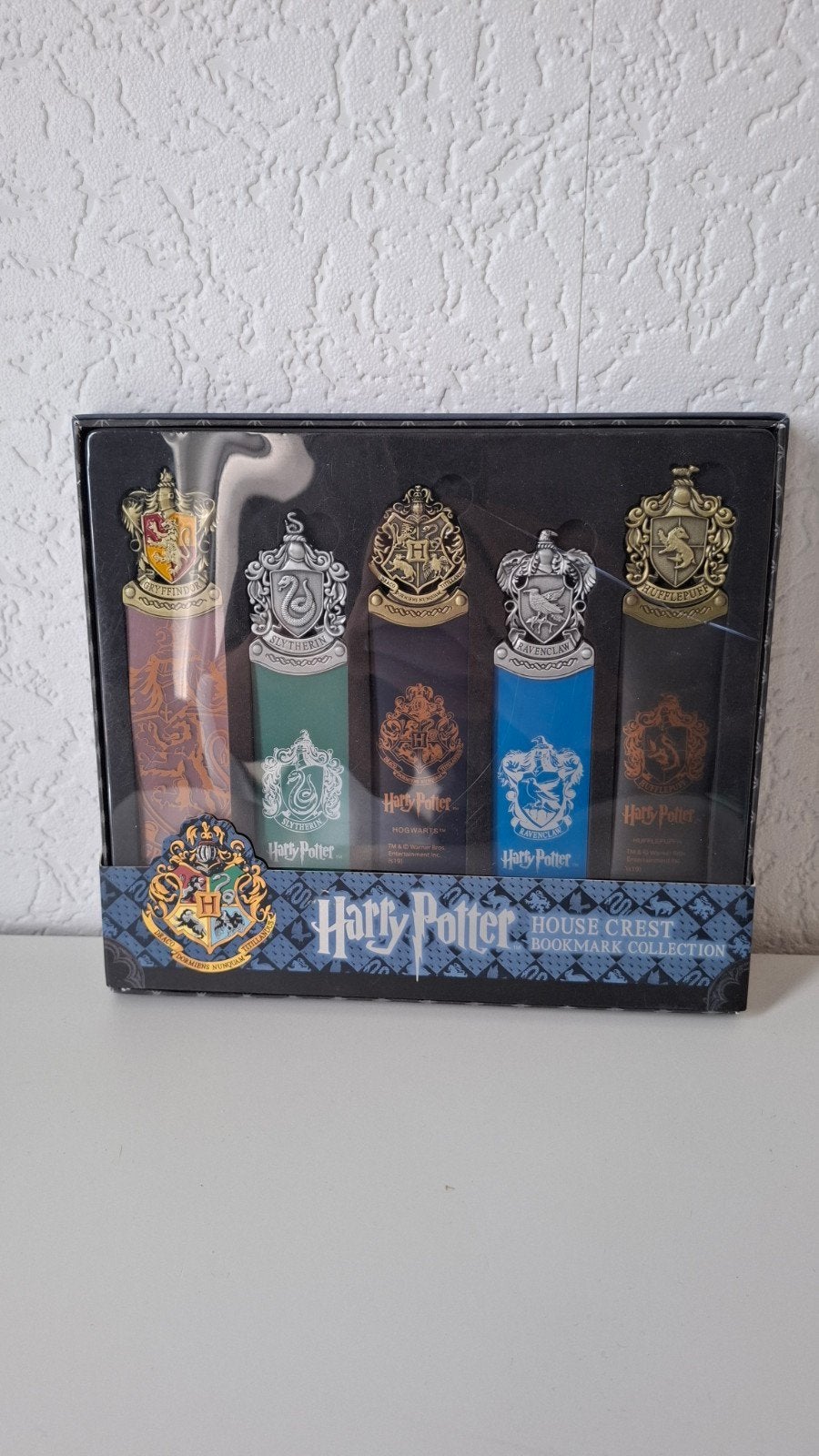 Harry Potter Boekenleggers Set - Huiswapens Collectie, Verzamelen, Harry Potter, Ophalen of Verzenden, Nieuw, Gebruiksvoorwerp