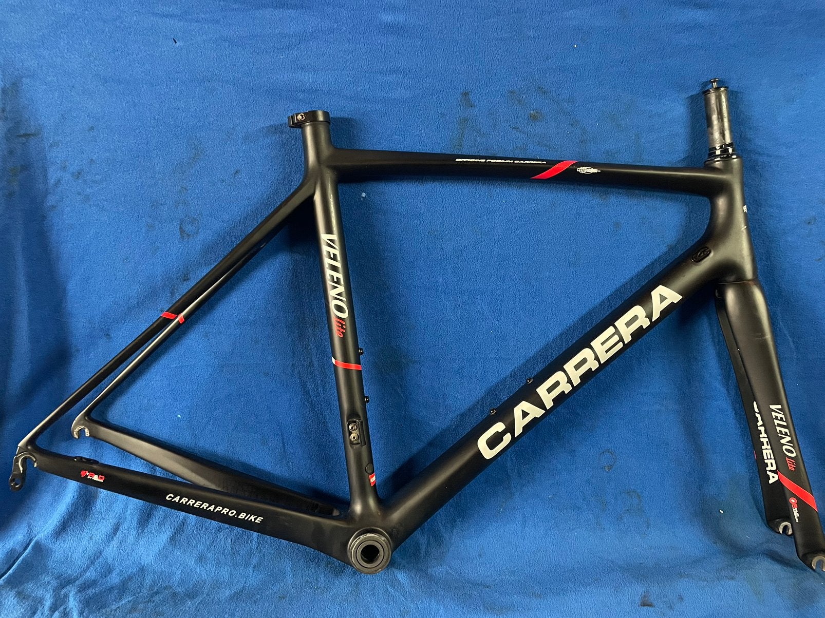 Carrera Veleno Lite Carbon racefiets Carbon frame 55.5ct, Frame, Verzenden, Zo goed als nieuw, Racefiets