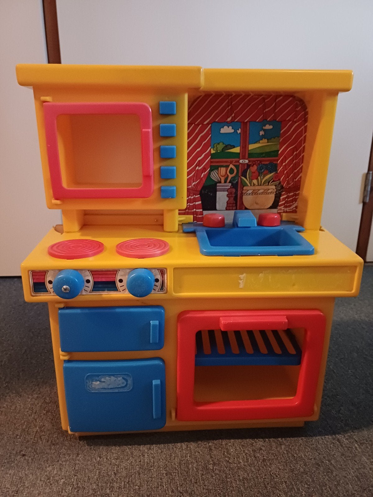 Vintage Speelkeuken met accessoires, Ophalen of Verzenden, Gebruikt