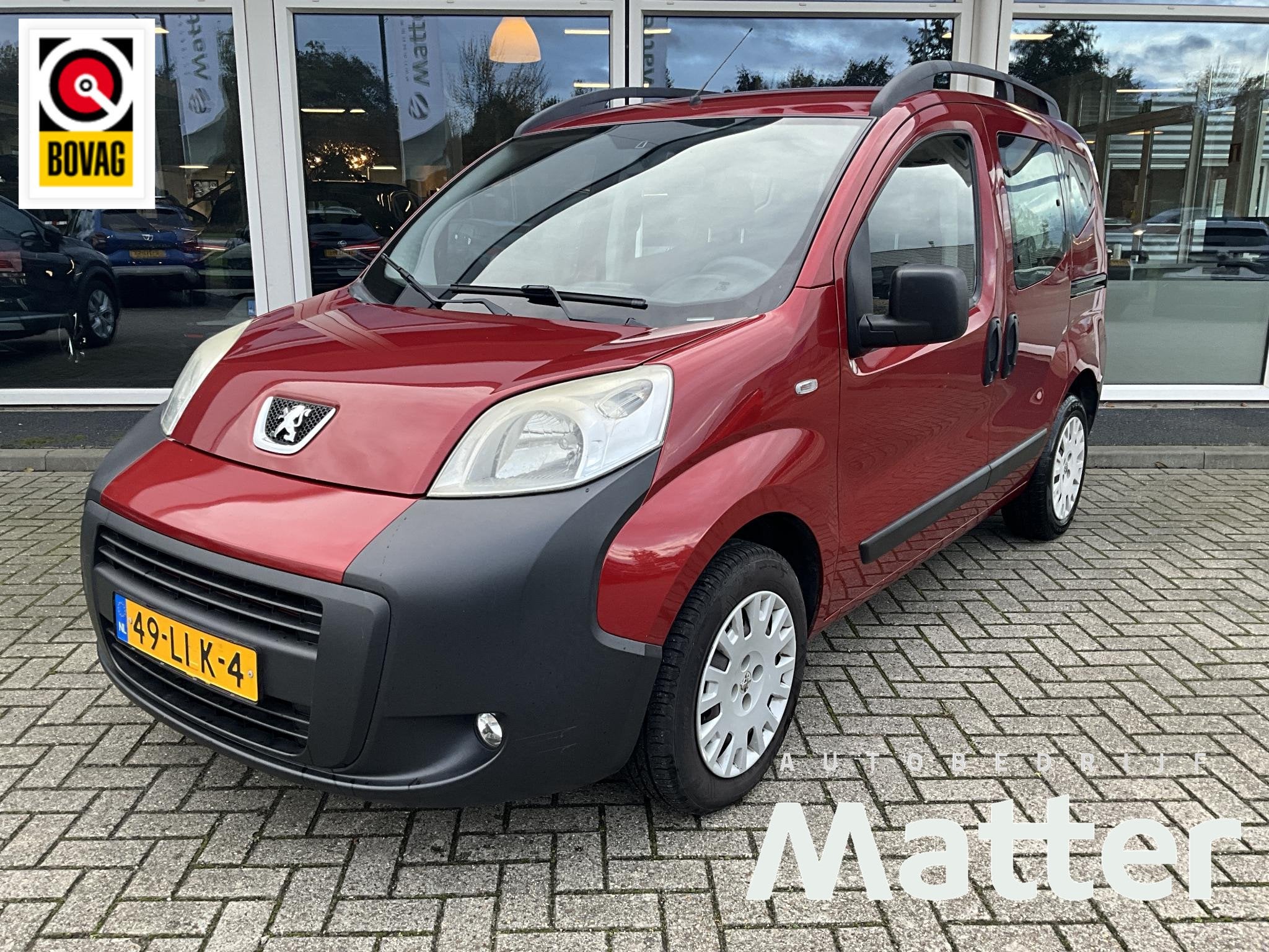 Peugeot Bipper Tepee 1.4i, Auto's, Voorwielaandrijving, Huisgarantie, 4 cilinders, Met garantie (alle)