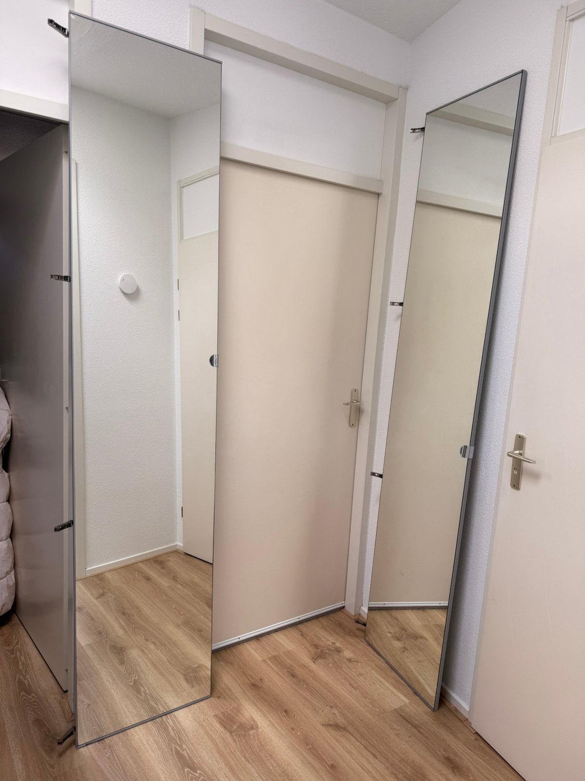 2x PAX spiegeldeuren (50x229), Ophalen, 200 cm of meer, 50 tot 100 cm, Zo goed als nieuw