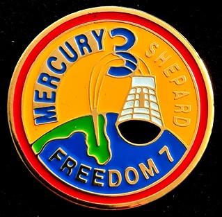 Mercury 3 Shepard Freedom 7 pin, Verzenden, Nieuw, Transport, Speldje of Pin