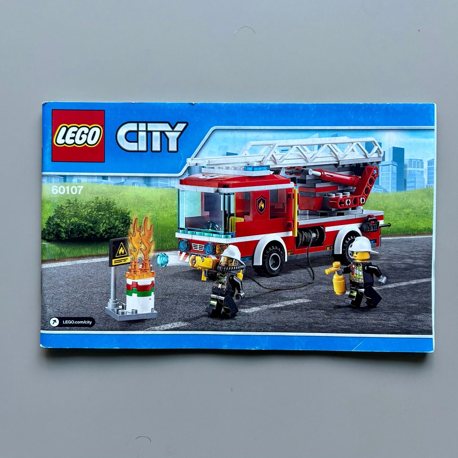LEGO City Brandweerwagen 60107 - Compleet, Lego, Ophalen of Verzenden, Compleet, Complete set