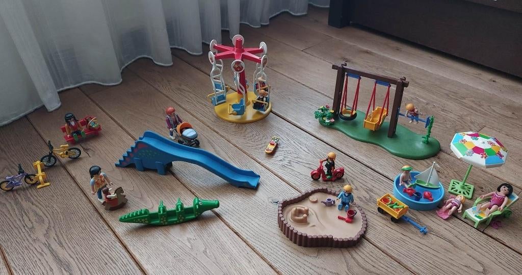 Playmobil- 6 sets- grote speeltuin, met zwembadje, Ophalen of Verzenden, Gebruikt