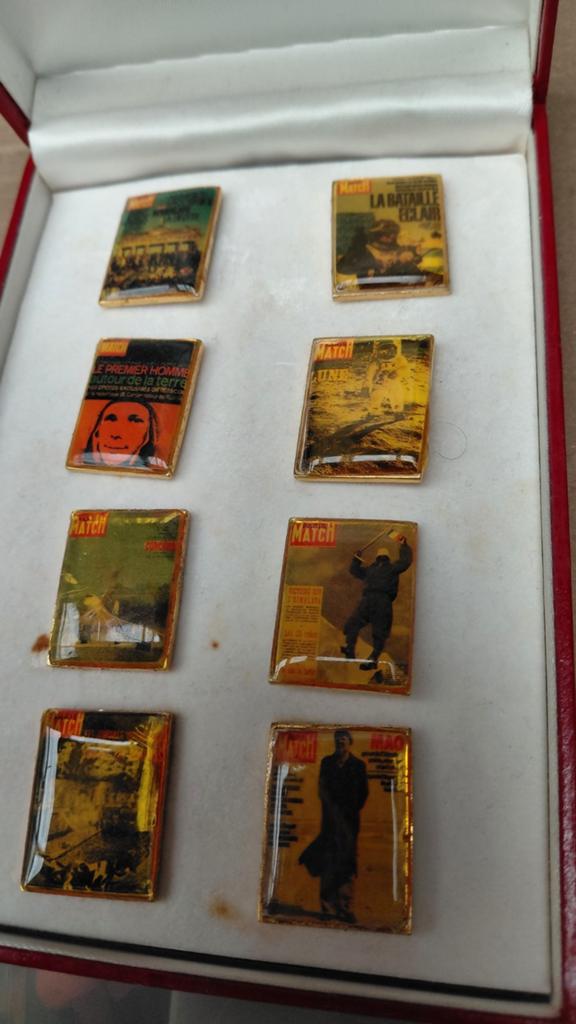 Paris Match pinnen jaren 70, Ophalen of Verzenden