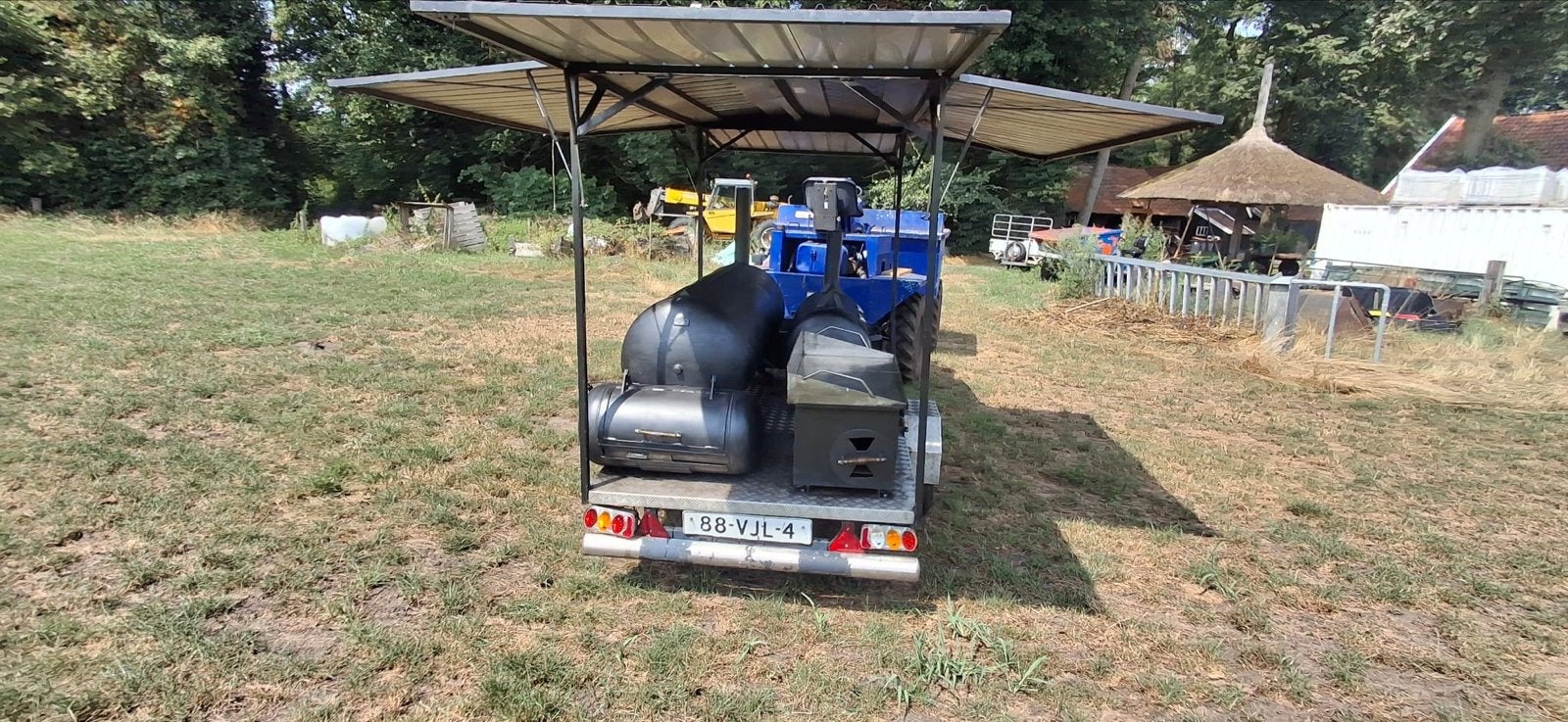 BBQ Aanhanger Foodtruck - Compleet Uitgerust Evenementen, Ophalen, Gebruikt