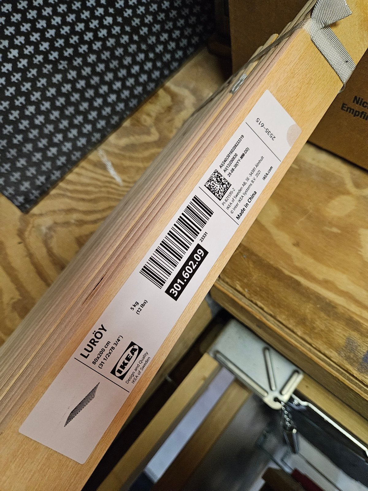 IKEA LURÖY lattenbodem 80x200 cm, Nieuw, Ophalen of Verzenden, 80 cm, 200 cm