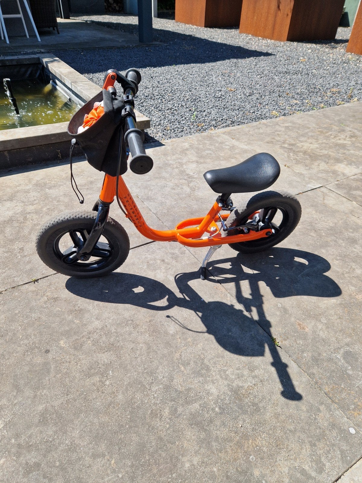 B'Twin loopfiets oranje 10 inch, Fietsen en Brommers, Fietsen | Kinderfietsjes, Ophalen, Gebruikt, Minder dan 16 inch, Btwin Decathlon