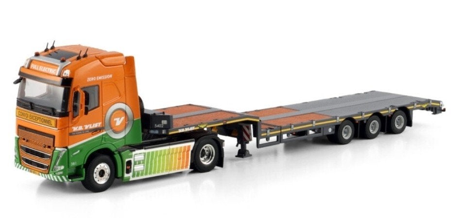WSI VOLVO FH5 GLOBETROTTER + DIEPLADER - VS VLIST, Wsi, ., Nieuw, Ophalen of Verzenden