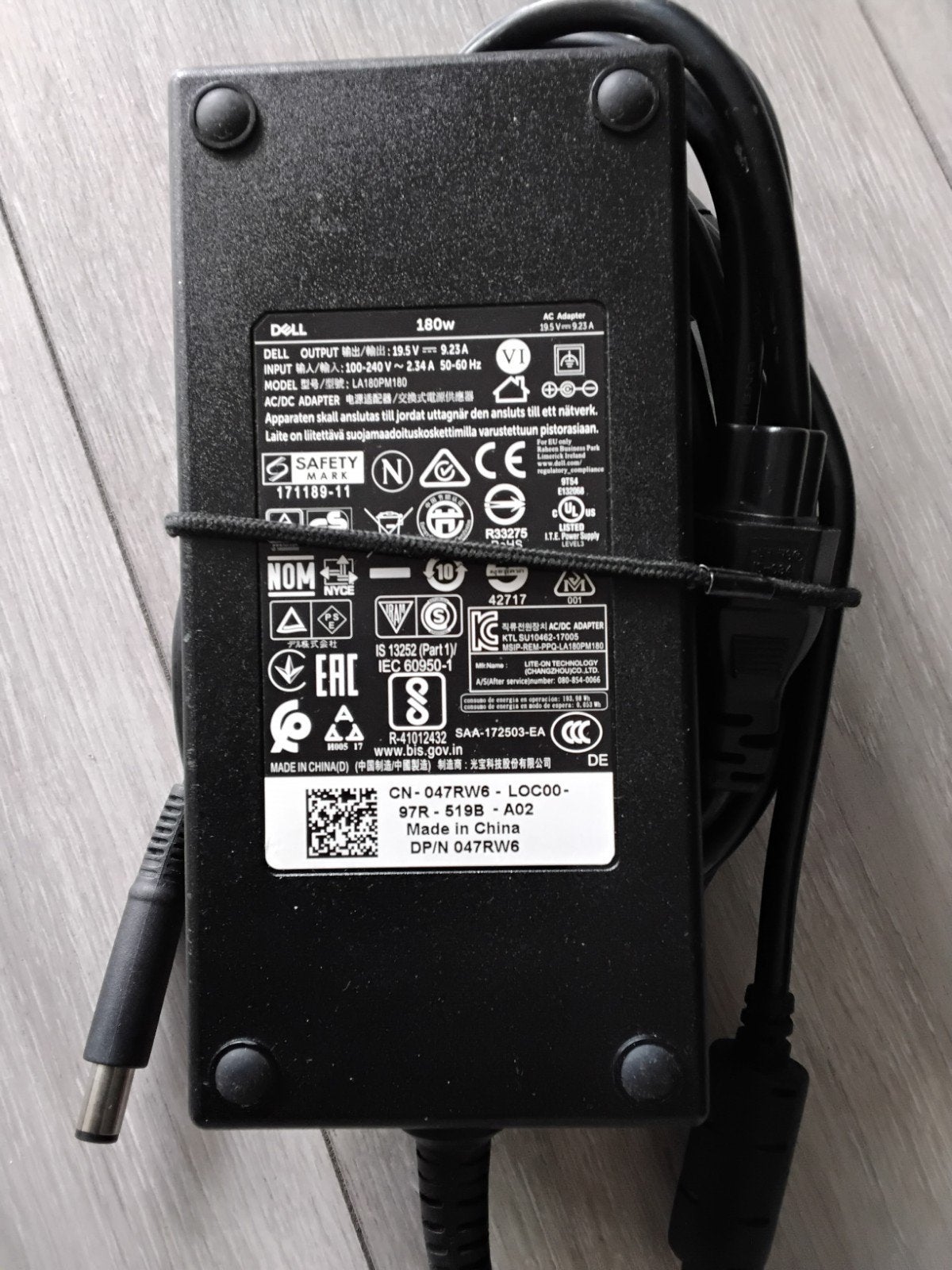Dell laptop  voeding  19,5 Volt /9.23 Amp, Computers en Software, Laptop-opladers, Ophalen of Verzenden