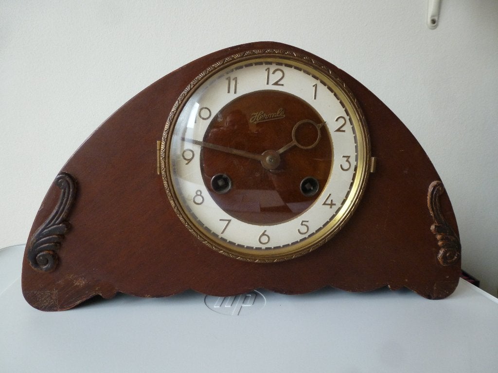 houten pendule klok, Ophalen of Verzenden
