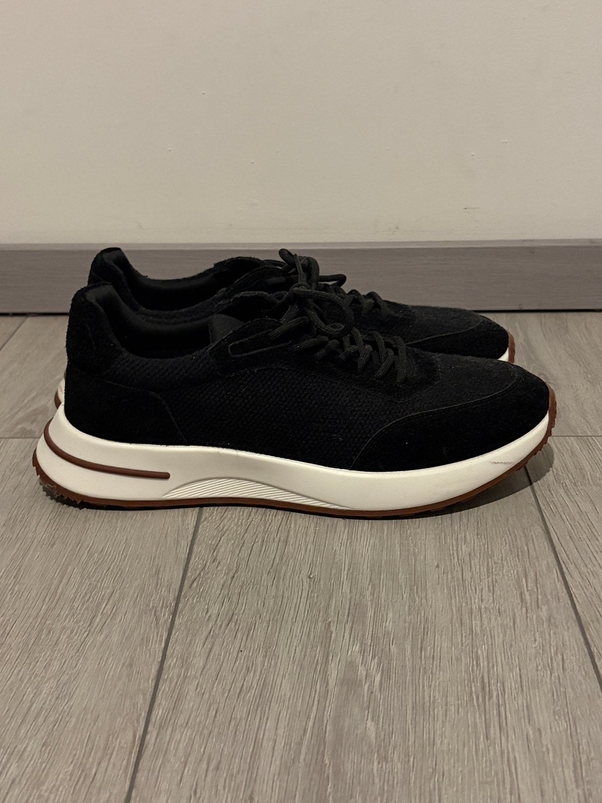 Loro Piana Week End Walk Sneakers Maat 43, Zwart, Ophalen of Verzenden, Sneakers of Gympen, Zo goed als nieuw