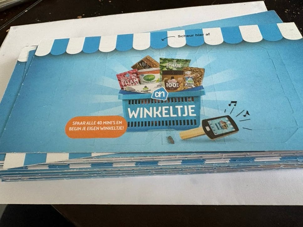 Albert Heijn Mini's Spaaractie - Begin je eigen winkeltje!, Ophalen of Verzenden, Nieuw, Jongen of Meisje