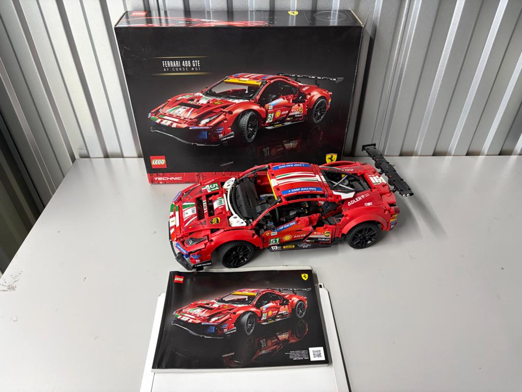 LEGO Technic Ferrari 488 GTE AF Corse #51, Ophalen, Lego, Zo goed als nieuw, Technic