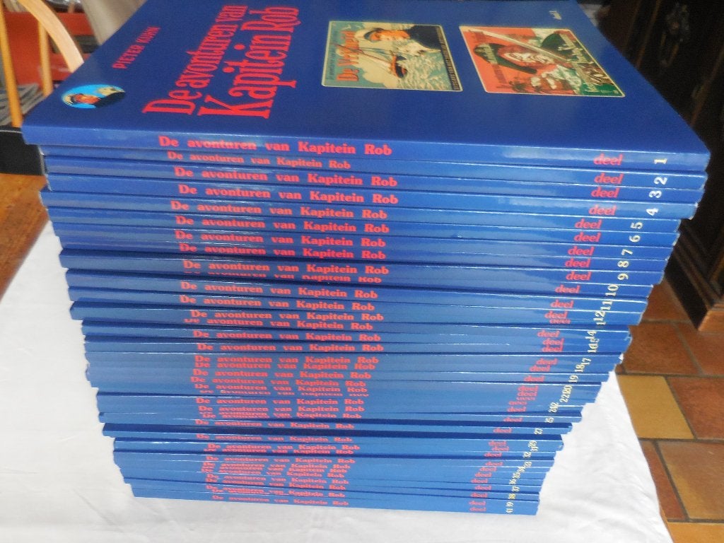 De Avonturen van Kapitein Rob – Pieter Kuhn, Compleet !!, Ophalen, Zo goed als nieuw, Meerdere stripboeken, Pieter Kuhn