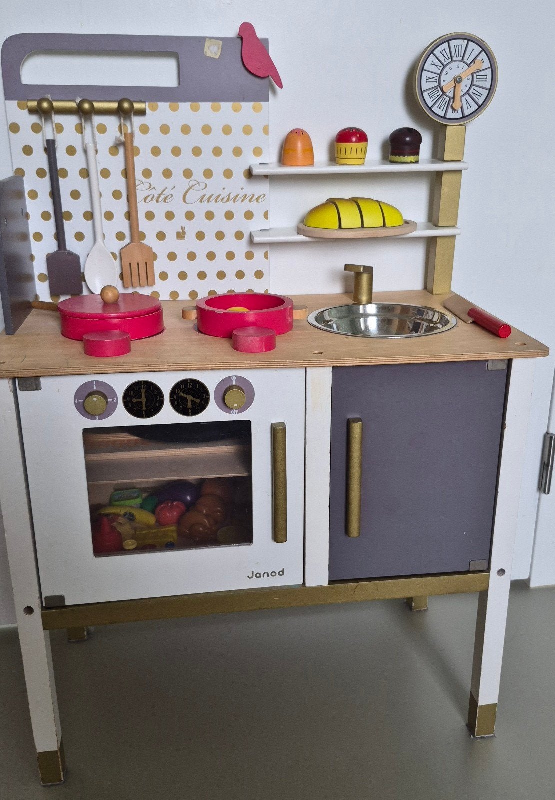 Houten keukentje van Janod, Ophalen, Gebruikt, Hout, Speelkeuken