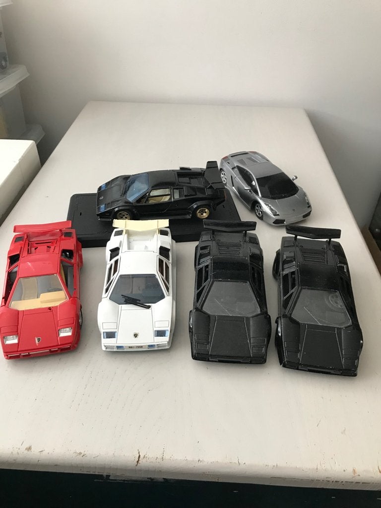 Lamborghini Countach 1:24, Ophalen of Verzenden, Gebruikt, Overige merken