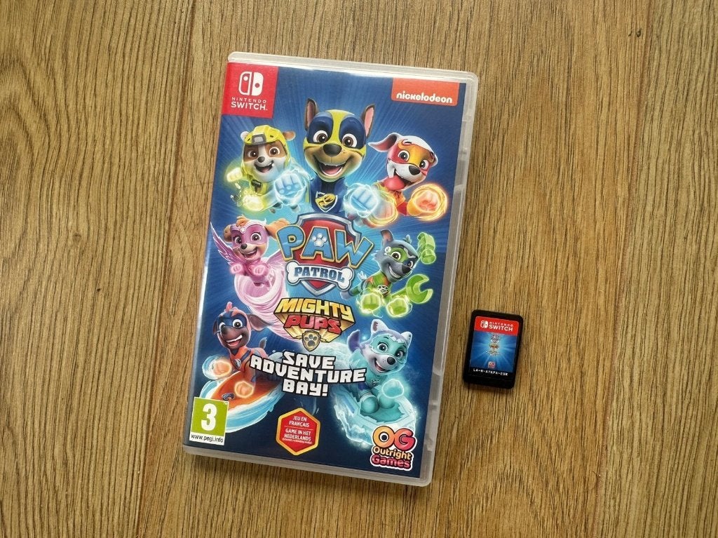 Paw Patrol Mighty Pups Save Adventure Bay Nintendo Switch, Avontuur en Actie, 2 spelers, Ophalen of Verzenden, Zo goed als nieuw