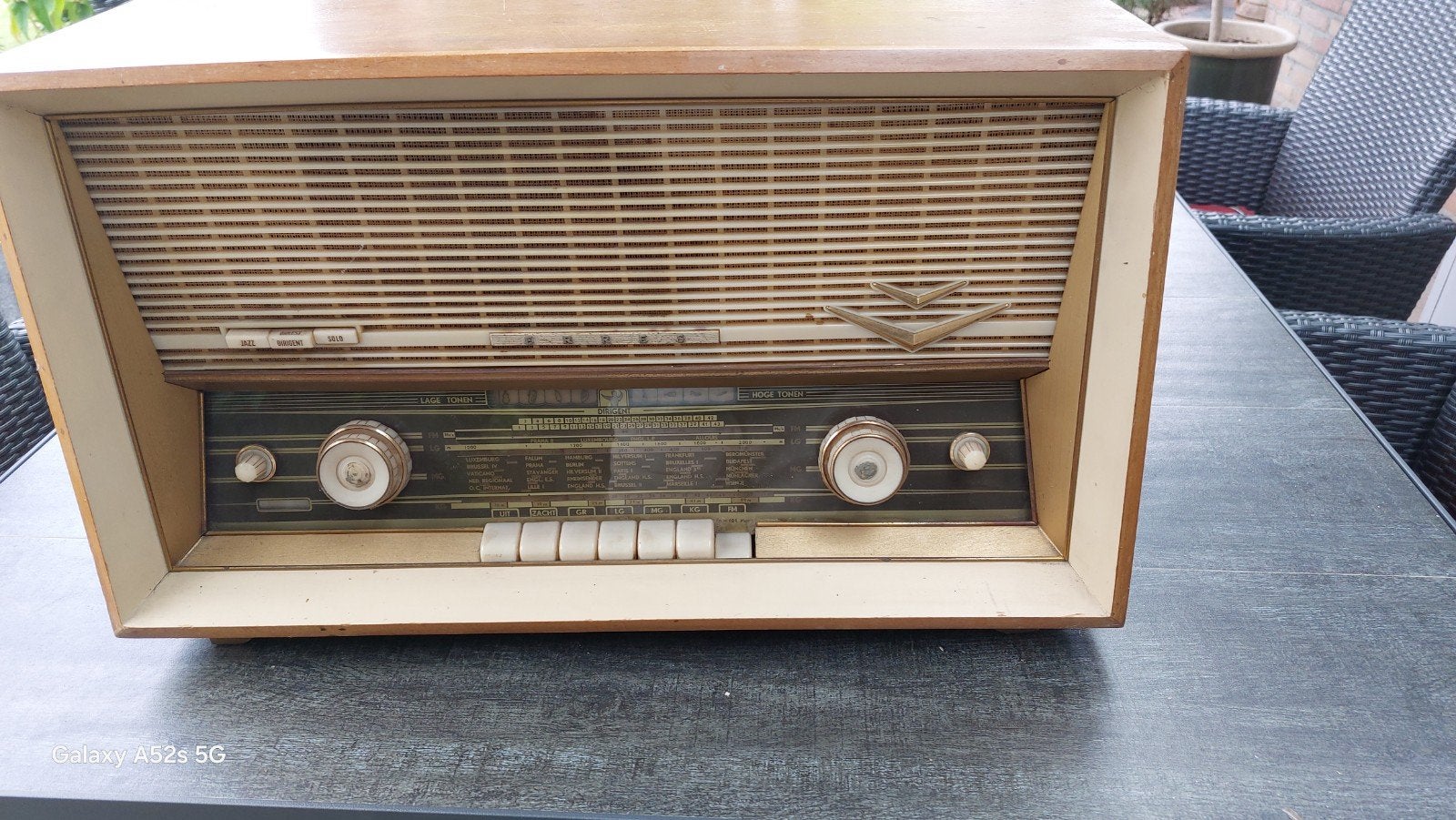 Nostalgische ERRES radio - Werkt nog prima, Audio, Tv en Foto, Radio's, Ophalen, Gebruikt, Radio