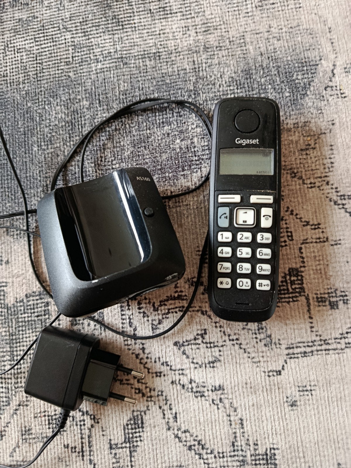 Gigaset AS160 draadloze telefoon met basisstation, Ophalen, Gebruikt, 1 handset