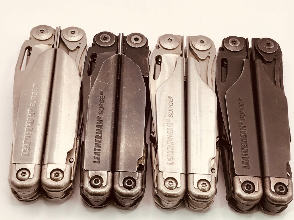 Leatherman Surge Multitool Silver/Black 16 useful tools Used, Gebruikt, Maarten@MrMultitool.com, Ophalen of Verzenden, MrMultitool.com