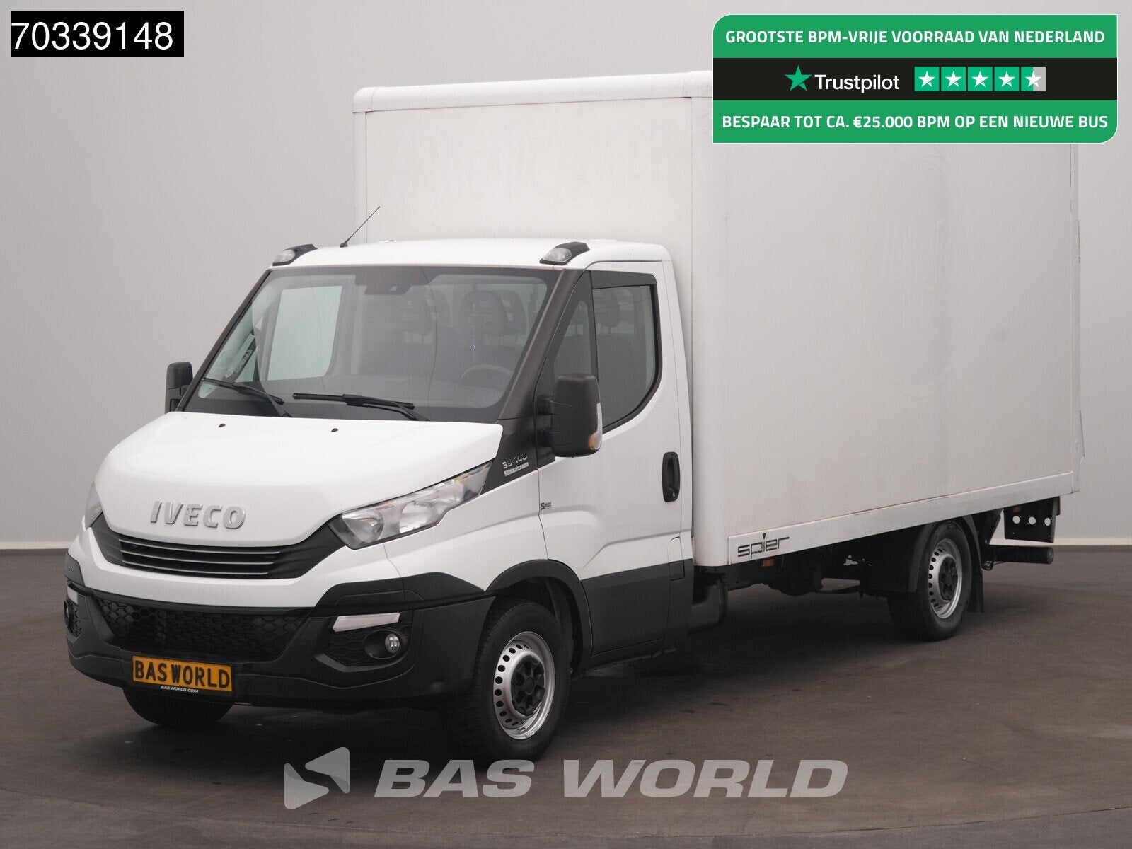 Iveco Daily 35S14 Automaat Bakwagen Laadklep AC/Climate Came, Automaat, Stof, Gebruikt, Euro 6