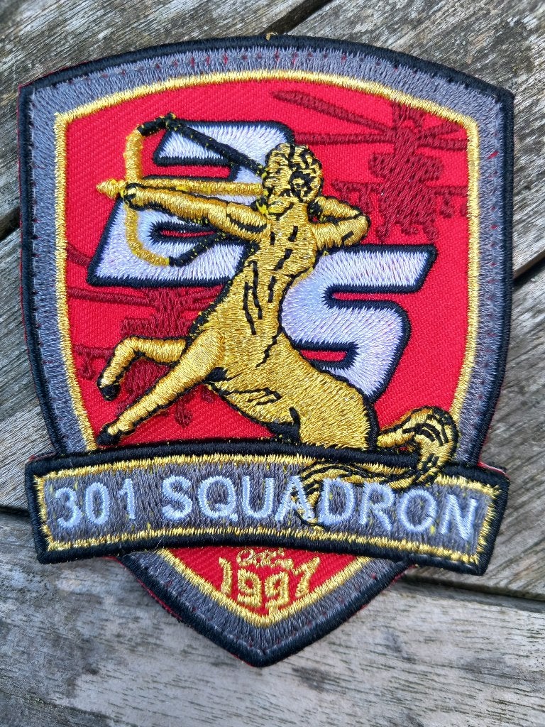 25 years 301 sqn RNLAF 3D, Verzenden, Nieuw, Patch, Badge of Embleem