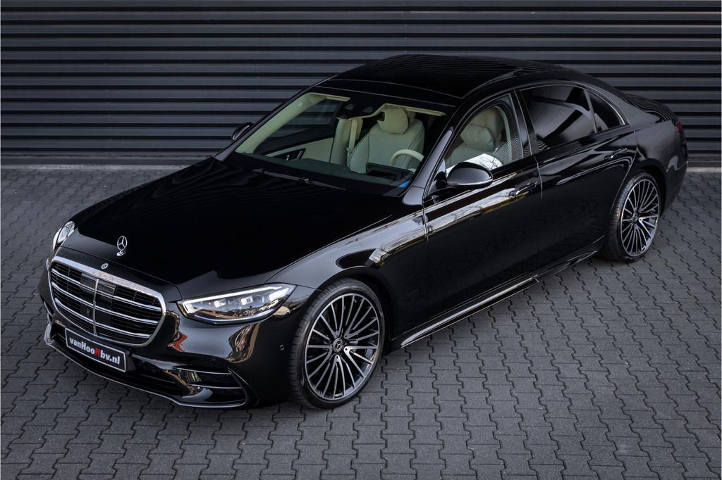 Mercedes-Benz S-Klasse 580 4MATIC Lang AMG Line - Entertainm, Automaat, Gebruikt, 8 cilinders, 504 pk