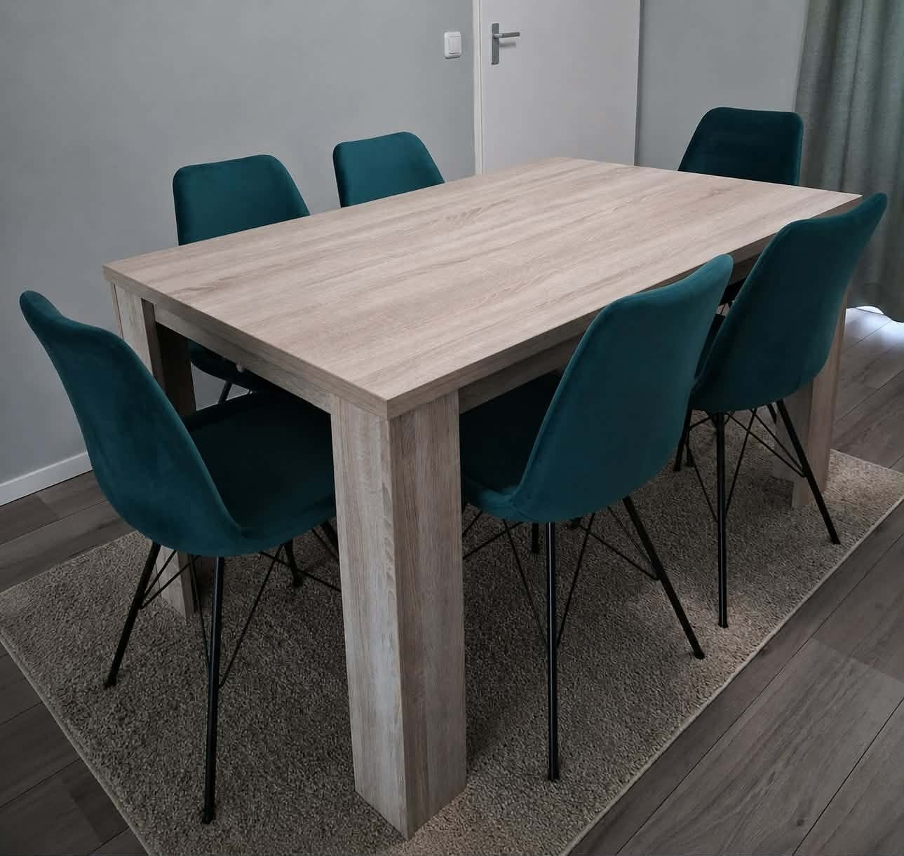 Mooi eetkamer-set te koop (prima staat), Huis en Inrichting, Ophalen, Zo goed als nieuw, 4 tot 6 stoelen