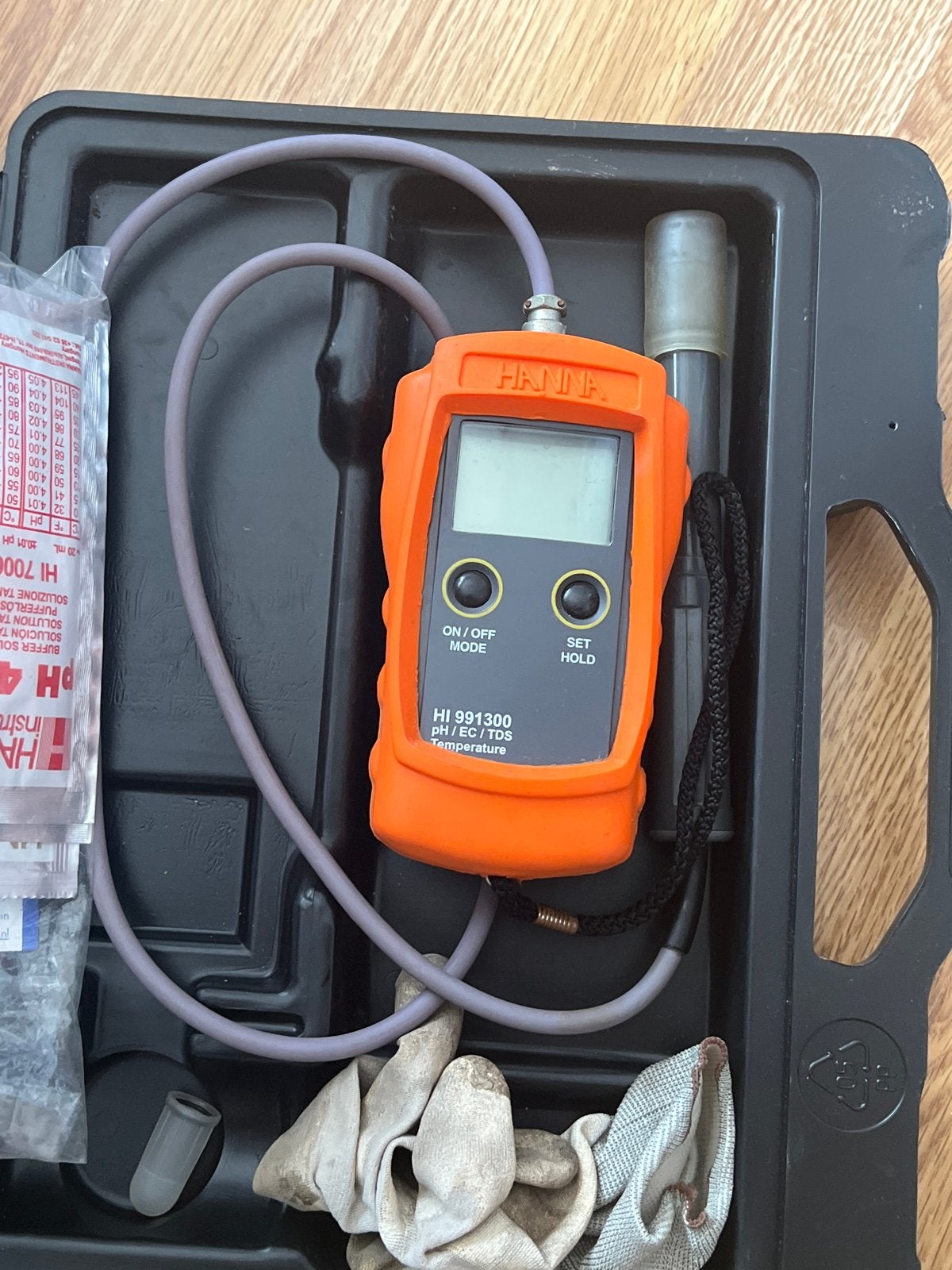 Hanna HI 991300 pH/EC/TDS/Temperatuur Meter, Ophalen of Verzenden, Gebruikt