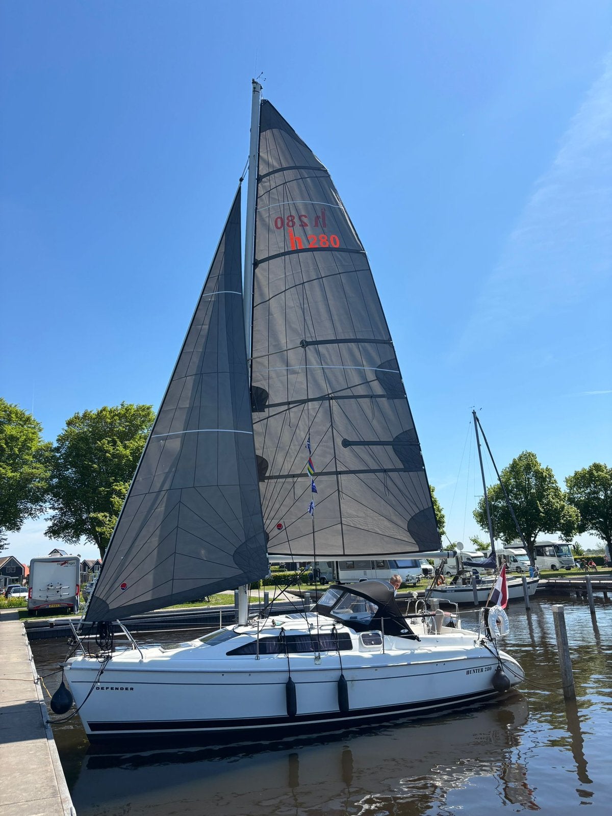 “Hunter 280” zeiljacht, Overige merken, Gebruikt, Binnenboordmotor, 18 pk