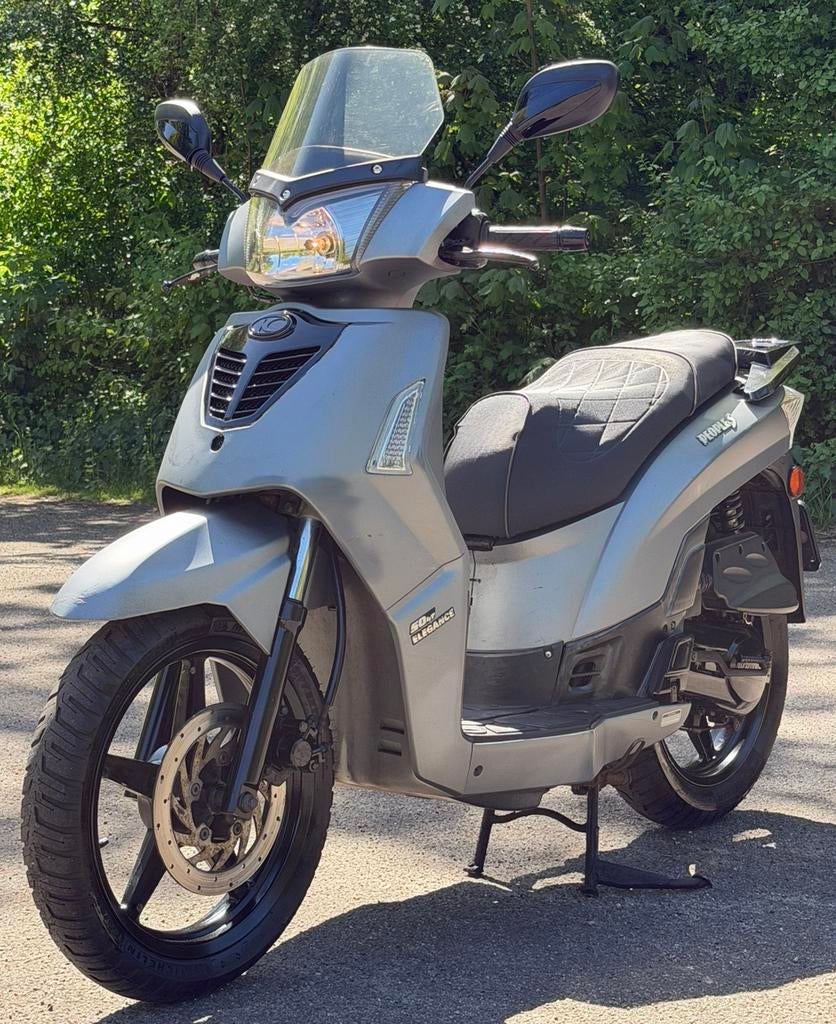 Kymco People S 2015 Mat Grijs Brom in zeer goede staat, Fietsen en Brommers, Ophalen, Maximaal 45 km/u, Zo goed als nieuw, People S