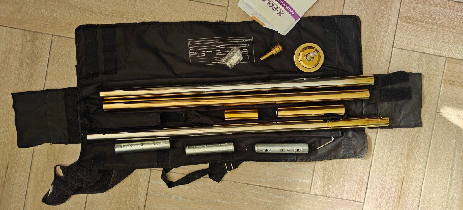 Danspaal Xpole Gold static and spinner, Ophalen, Gebruikt, Overige typen