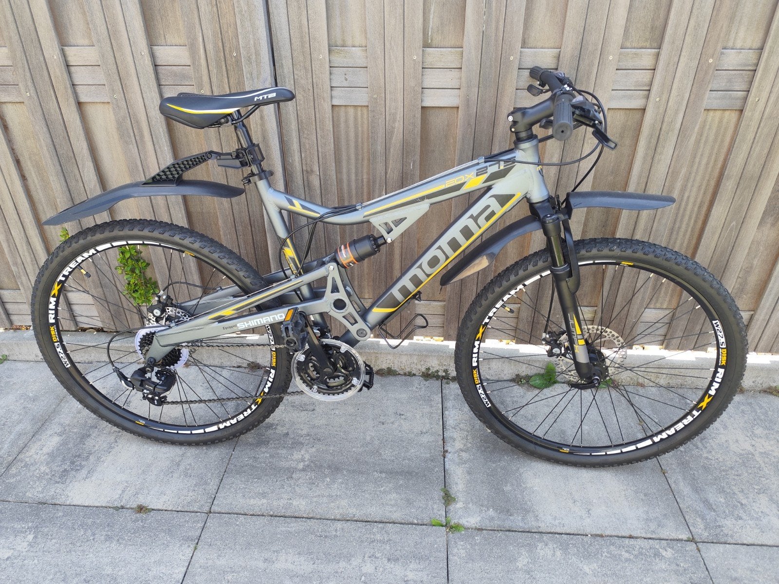 Moma Bikes Equinox 27.5 5.0 Dual Suspension MTB Fiets, Fietsen en Brommers, Moma, 49 tot 53 cm, Zo goed als nieuw, Moma