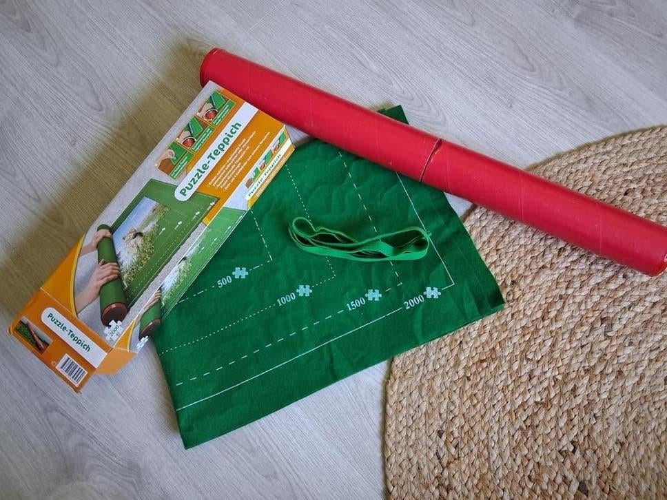 Puzzel mat in koker, Ophalen of Verzenden, Minder dan 500 stukjes