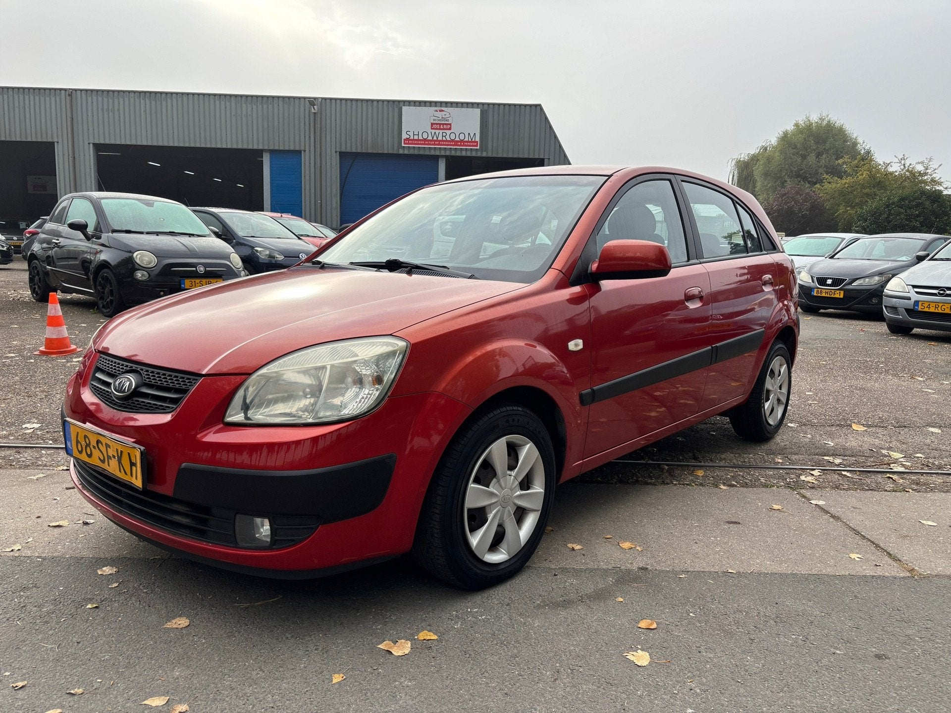 Kia Rio 1.4 L. Airco ! N.A.P.!, Voorwielaandrijving, Stof, Gebruikt, 4 cilinders