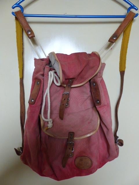 retro vintage canvas rugzak jaren 80 Hema, Ophalen of Verzenden