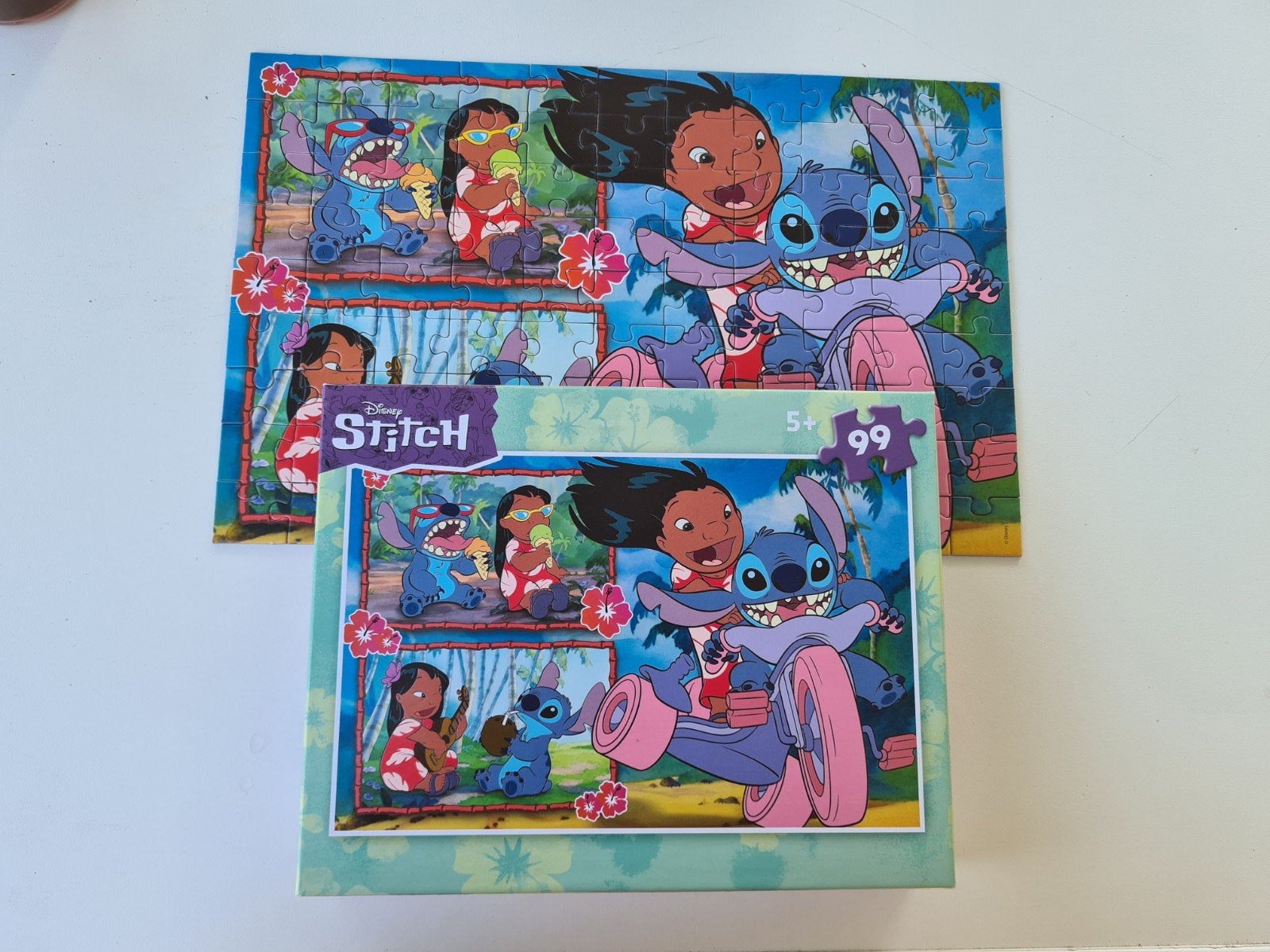 stitch puzzel, Ophalen of Verzenden, Meer dan 50 stukjes, 6 jaar of ouder