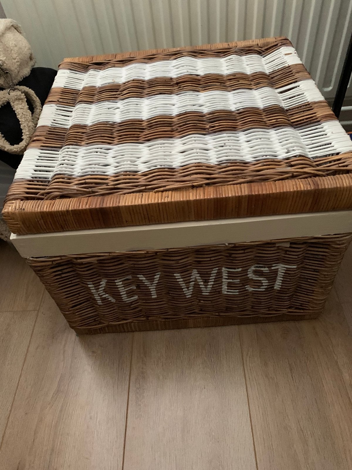 Key west mand riviera maison, Huis en Inrichting, Woonaccessoires | Kisten, Ophalen, Zo goed als nieuw, 50 tot 100 cm, Minder dan 50 cm