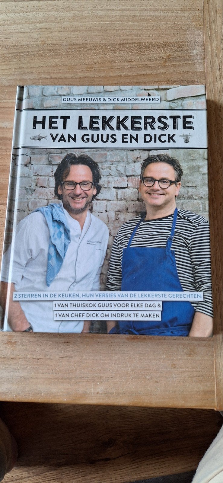 Het Lekkerste van Guus en Dick - Kookboek, Hoofdgerechten, Zo goed als nieuw, Nederland en België, Guus Meeuwis & Dick Middelweerd