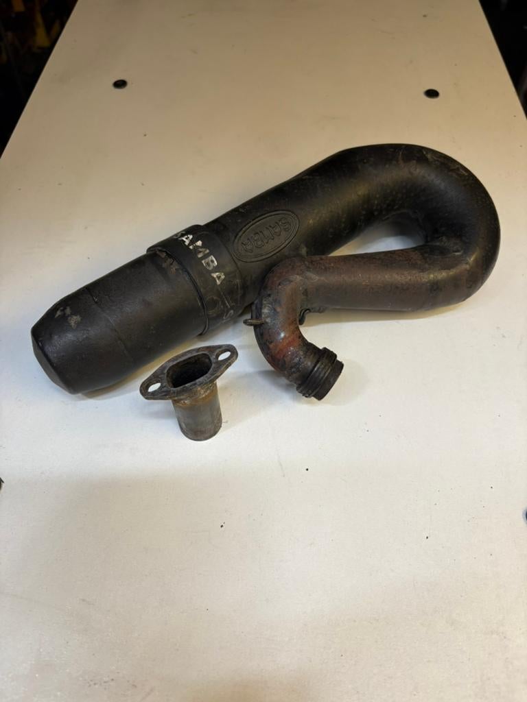 Samba uitlaat 1:5 benzine motor, Hobby en Vrije tijd, Benzine, Gebruikt, Ophalen of Verzenden, Onderdeel