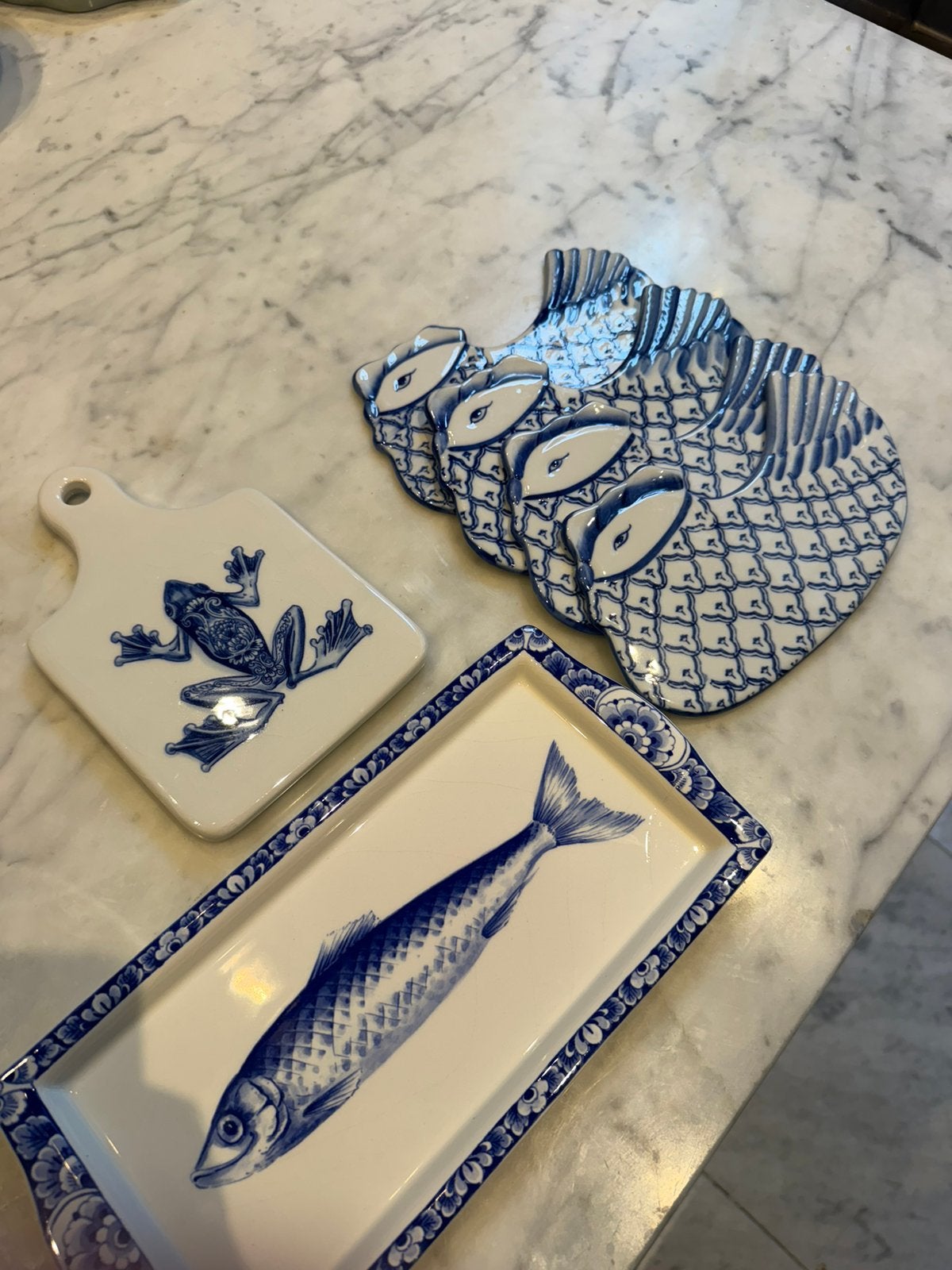 Delfts blauw serveerset, Huis en Inrichting, Ophalen, Porselein, Overige stijlen, Overige typen