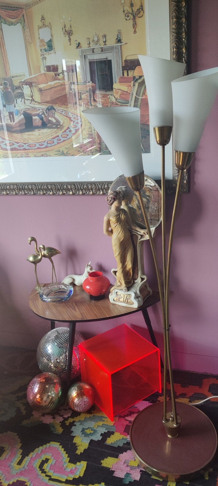 Vintage design vloerlamp kamenicky senov, Ophalen, 150 tot 200 cm