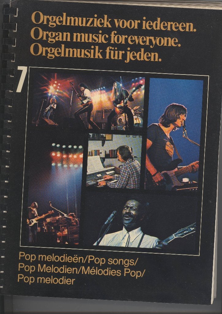Orgelmuziek voor iedereen  Pop Melodieën 7, Muziek en Instrumenten, Bladmuziek, Keyboard, Gebruikt, Ophalen of Verzenden, Thema